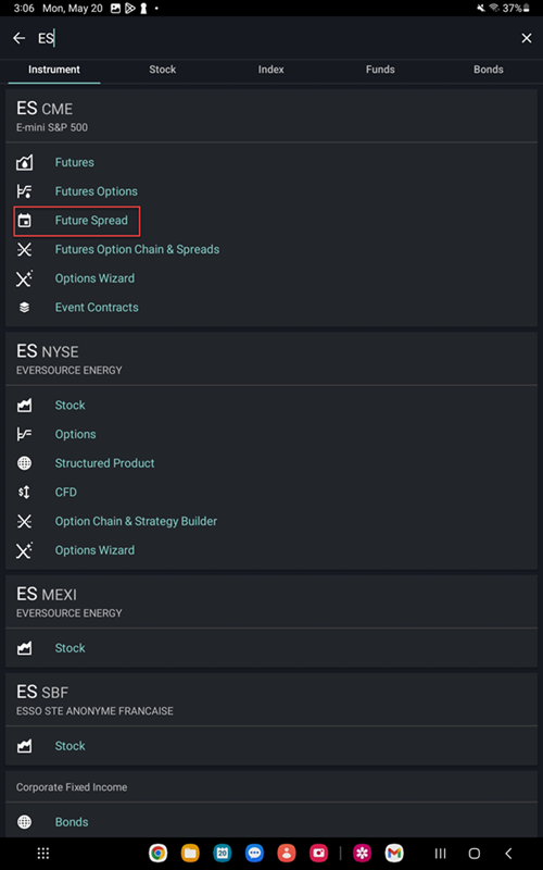 The future spreads on the Android Tablet